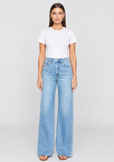 FAR OUT HIGH RISE WIDE LEG IN MAKE BELIEVE
