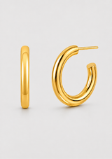 FLORA MEDIUM HOOP EARRRING