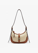 ALEXIS STRAW SHOULDER BAG