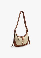 ALEXIS STRAW SHOULDER BAG