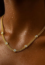 ELLERY BEZEL CHAIN NECKLACE