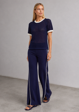 JOYELA PANELLED FLARE PANT