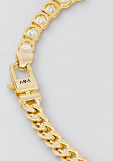 JULIAN LOVES DIAMONDS 6.8MM NECKLACE 16"