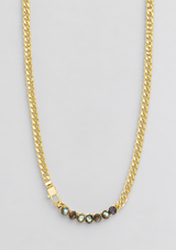 JULIAN LOVES LABRADORITE NECKLACE 5MM 16"