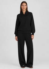 MACIE ZIP HEM SWEAT