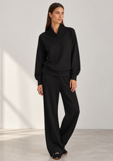 MACIE ZIP HEM SWEAT