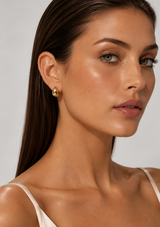 MAELLE DOME HALF HOOP EARRINGS