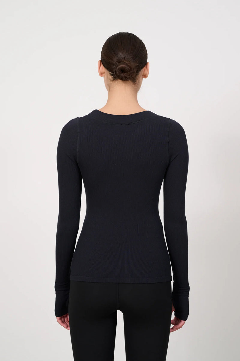 MAIA MICROMODAL SOFT RIB LONG SLEEVE