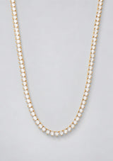 NOT YOUR BASIC TENNIS NECKLACE 3MM