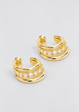 “OH SHE FANCY” SMOOTH & DIAMOND HOOPS