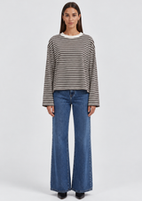 ORGANIC STRIPE LONG SLEEVE TEE