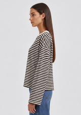 ORGANIC STRIPE LONG SLEEVE TEE