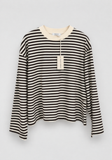 ORGANIC STRIPE LONG SLEEVE TEE