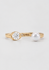 PERFECT PEARL OPEN RING