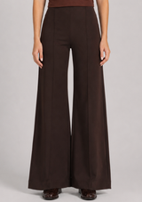 PONTE KNIT STANDARD WIDE LEG PANT