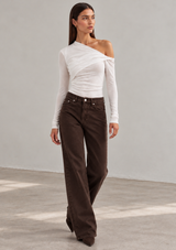 PIPER MESH LONG SLEEVEE TOP