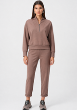 SCUBA JERSEY BOXY SWEATSHIRT