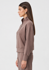 SCUBA JERSEY BOXY SWEATSHIRT