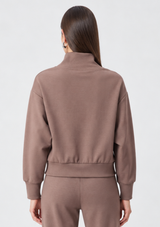 SCUBA JERSEY BOXY SWEATSHIRT