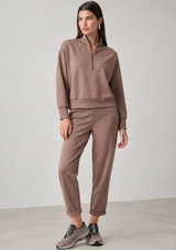 SCUBA JERSEY BOXY SWEATSHIRT