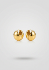 VALE DOME HUGGIE HOOP EARRING