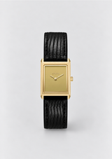 VIRGIL LIZARD EMBOSSED LEATHER WATCH