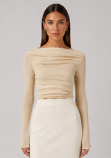 ZIEL OFF SHOULDER TOP