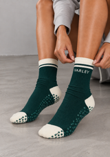 GRAYSON HALF CREW GRIP SOCK