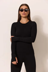 MAIA MICROMODAL SOFT RIB LONG SLEEVE