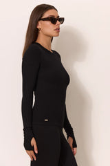 MAIA MICROMODAL SOFT RIB LONG SLEEVE